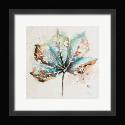 Framed Global Leaves I Print