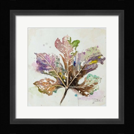 Framed Global Leaves IV Print