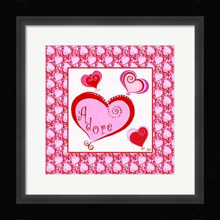 Framed Art for the Heart I Print