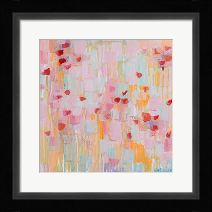 Framed Flutter Kisses I Print