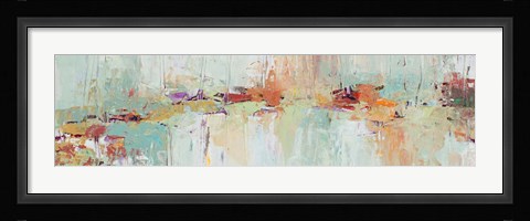 Framed Abstract Rhizome Panel I Print