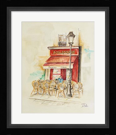 Framed Cafe Du Paris I Print