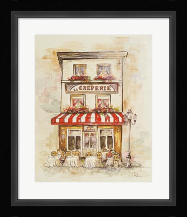 Framed Cafe Du Paris II Print