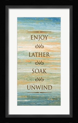 Framed Bath Sunset I Print