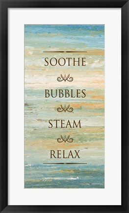Framed Bath Sunset II Print