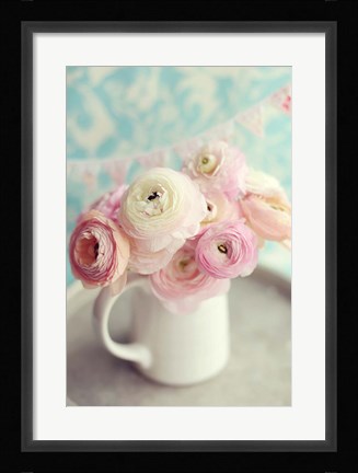 Framed Ranunculus Party II Print