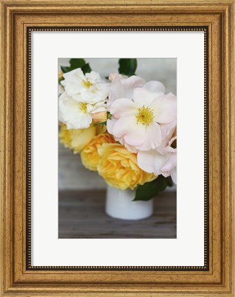 Framed Country Bouquet II Print