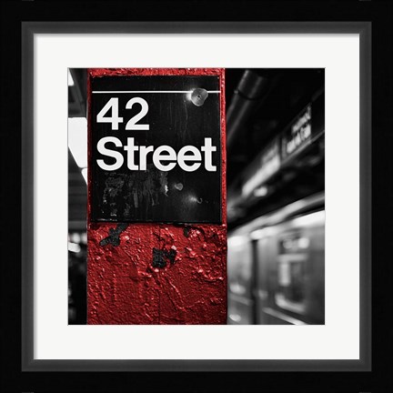 Framed 42nd St. Square Print