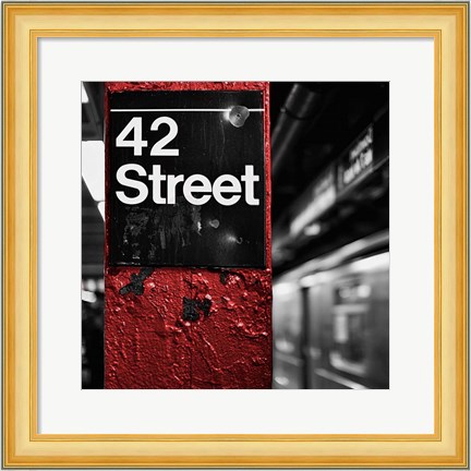 Framed 42nd St. Square Print