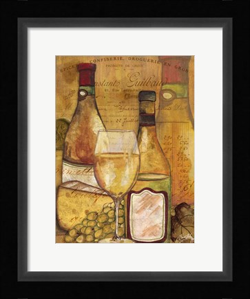 Framed Good Vintage on Gold II Print