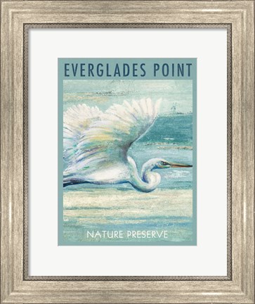 Framed Everglades Poster I Print