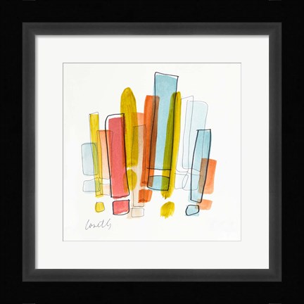Framed Exclamation I Print