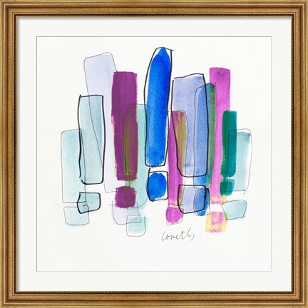 Framed Exclamation II Print