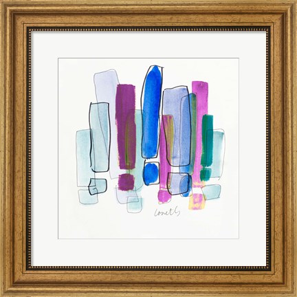 Framed Exclamation II Print