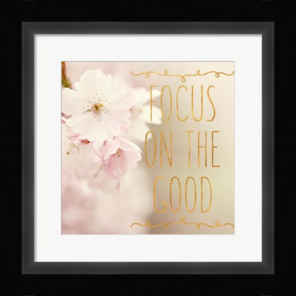 Framed Focus on the Good Print