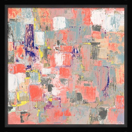 Framed Coral Coterie Print