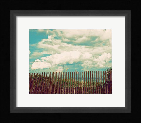 Framed Beyond The Fence Print