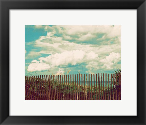 Framed Beyond The Fence Print