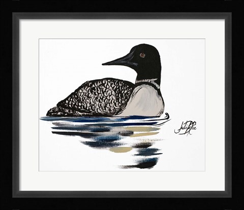 Framed Day Beside The Lake II Print