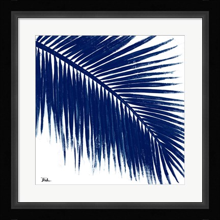 Framed Indigo Baru Palm II Print