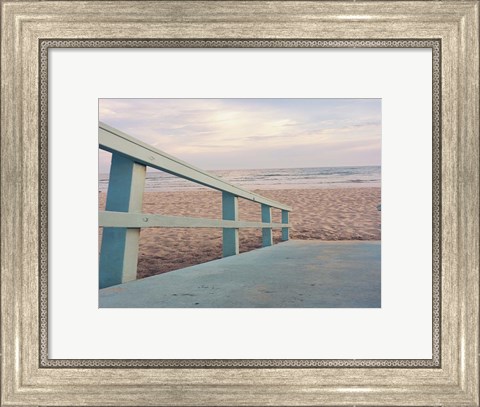 Framed Down to the Beach Print