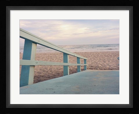 Framed Down to the Beach Print