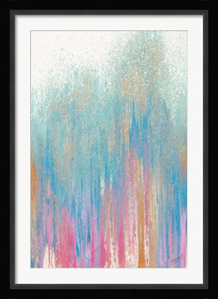 Framed Bright Woods Vertical Print