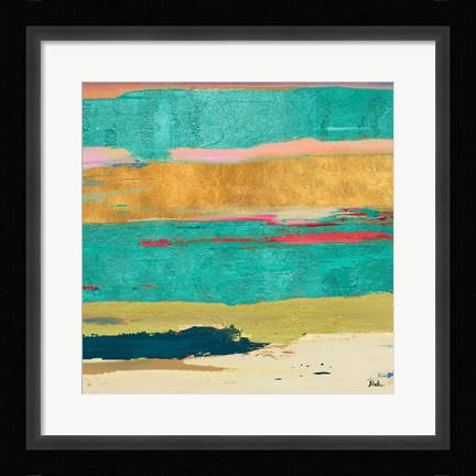 Framed Tropical Sunrise II Print