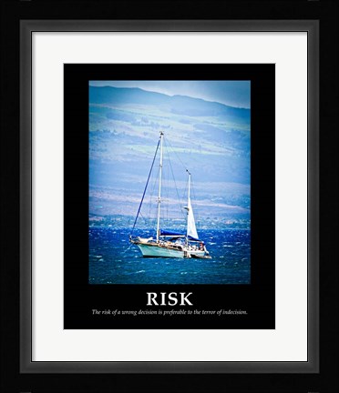 Framed Risk Print