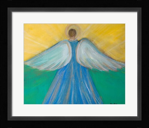 Framed Angels Wings of Enlightment Print
