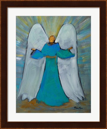 Framed Angel of Joy Print