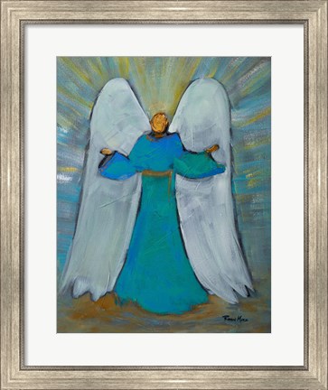 Framed Angel of Joy Print