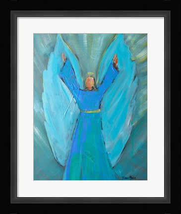Framed Angel of Praise Print