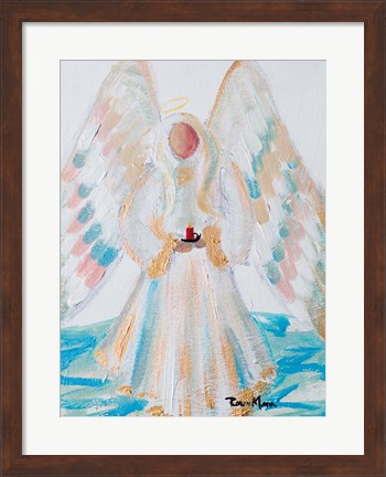 Framed Angel of Winter Print