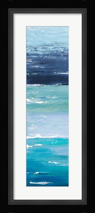 Framed Blue Palette Panel I Print