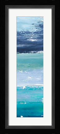 Framed Blue Palette Panel II Print