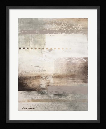 Framed Gray Warmth Coming Through I Print