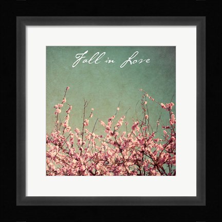 Framed Fall in Love Print