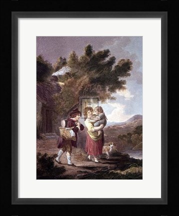 Framed Going to the Hayfield Print