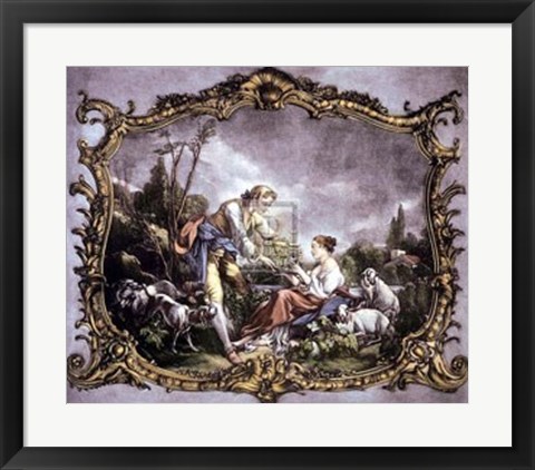 Framed Bird-Cage Print