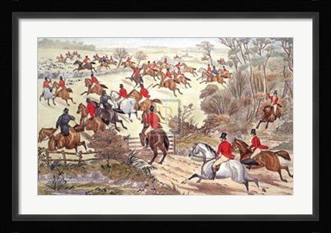 Framed Full Cry Print