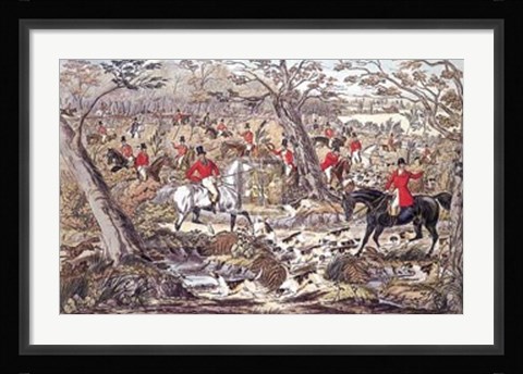 Framed Breaking Cover Print