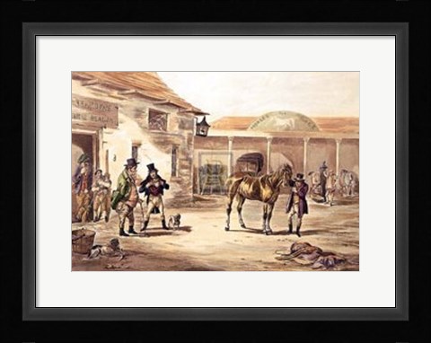 Framed Horse Dealing II Print