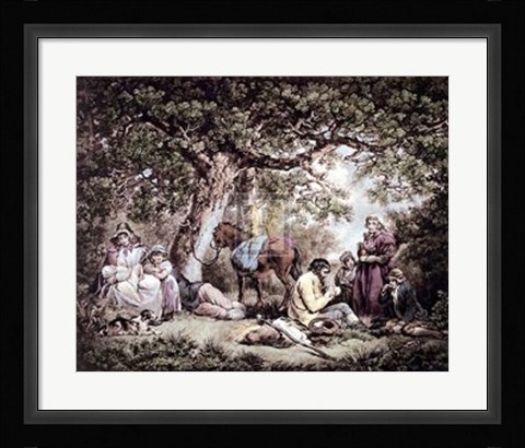 Framed Travellers Print