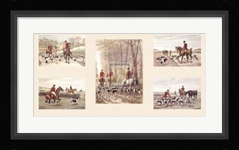 Framed Hunting Incidents (5 Up) Print