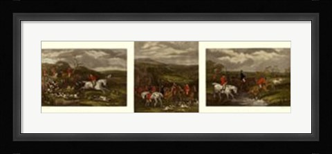 Framed Hunting [3 Up] Print