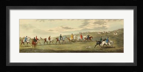 Framed Newmarket: Training Print