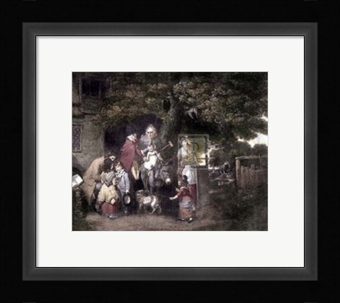 Framed Sunday Morning: Going to Church [S] Print