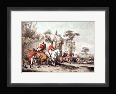 Framed Bachelor's Hall Plate I Print