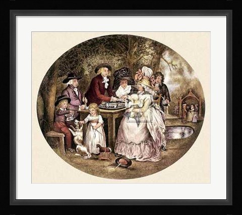 Framed Tea Garden Print